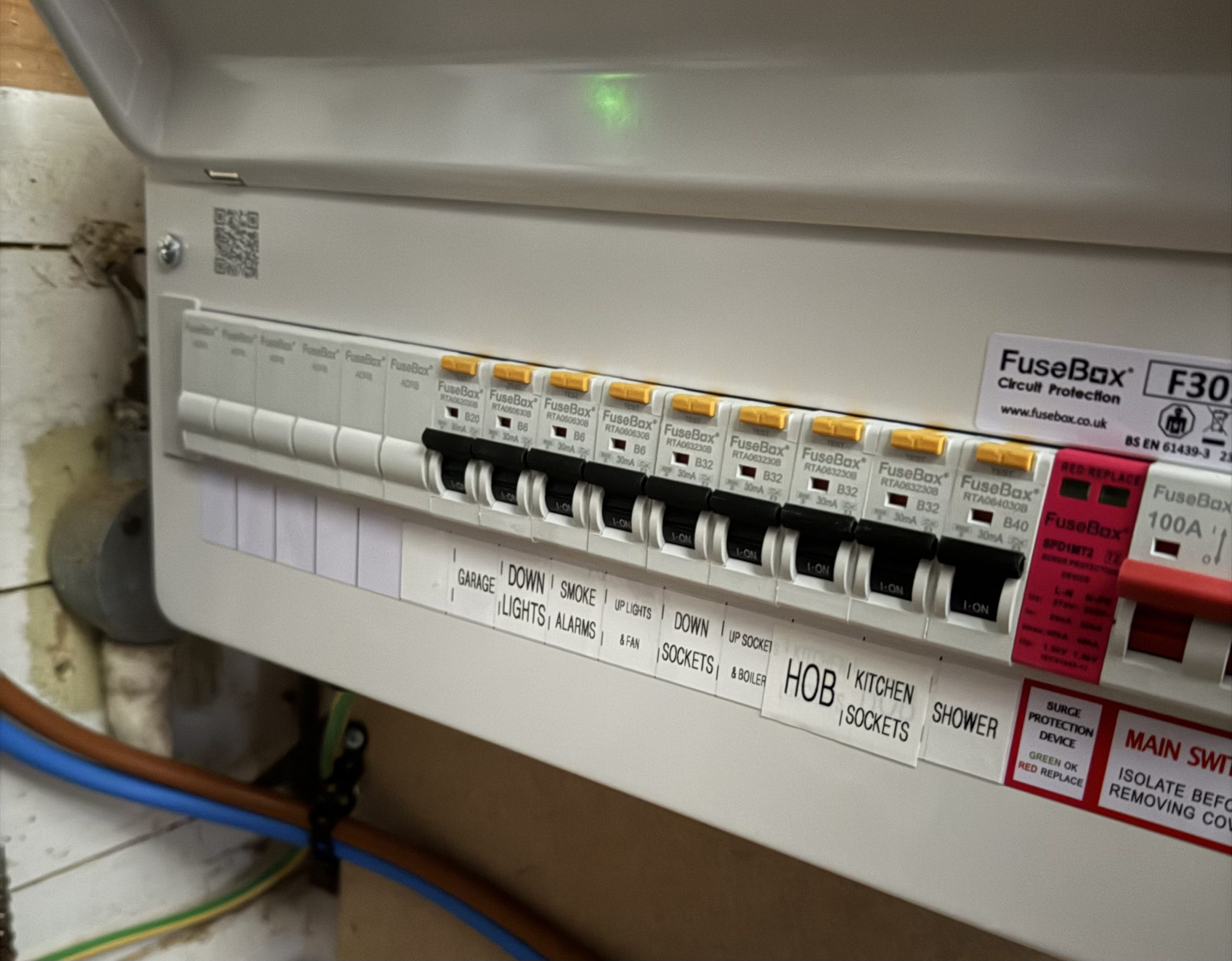 consumer unit upgrade in Leeds by Helix Electrical